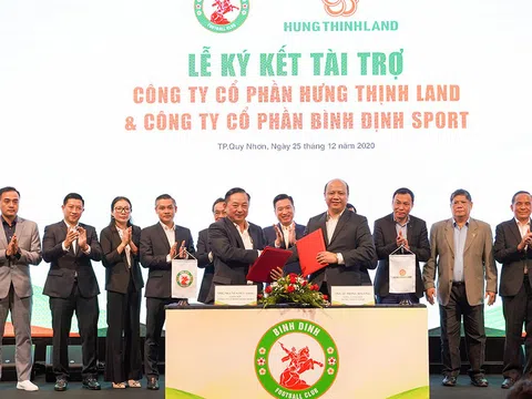 Hưng Thịnh Land và Topenland rót 300 tỷ đồng cho bóng đá Bình Định với mục tiêu giúp “ngựa ô” trở lại đường đua V.League, doanh nhân Nguyễn Đình Trung chính thức gia nhập CLB Ông Bầu