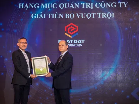 Năm 2020: Phát Đạt nhận giải thưởng “Quản trị công ty tốt nhất” do HoSE trao tặng