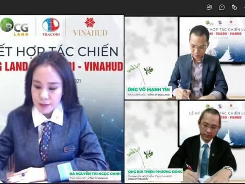 Bộ ba BCG Land, Tracodi và Vinahud bắt tay phát triển dự án bất động sản